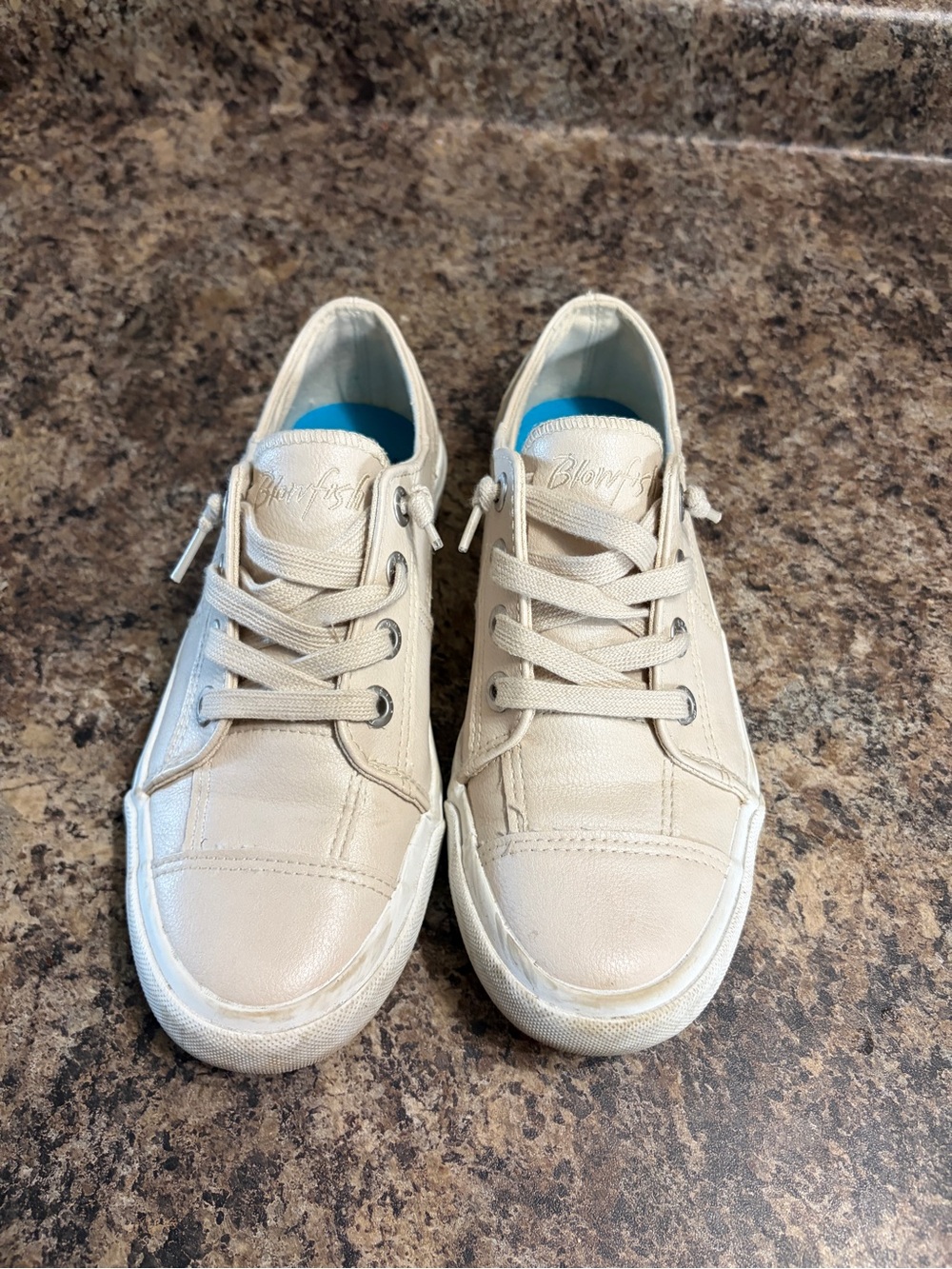 Women’s Casual Slip On Sneakers in Cream